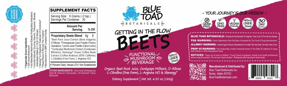 Blue Toad Mushroom Powders Print Labels 11 x 3.125 CMYK 2023 BEETS 01 scaled